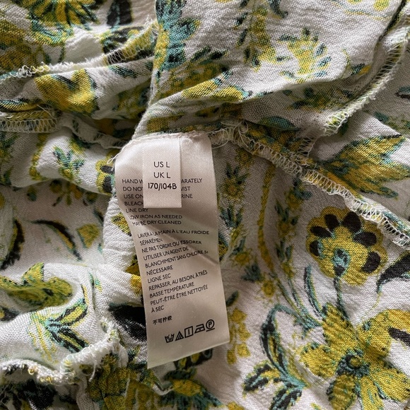 Free People floral dress- size L - Picture 7 of 9